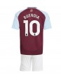 Aston Villa Emiliano Buendia #10 Hjemmedraktsett Barn 2024-25 Korte ermer (+ bukser)